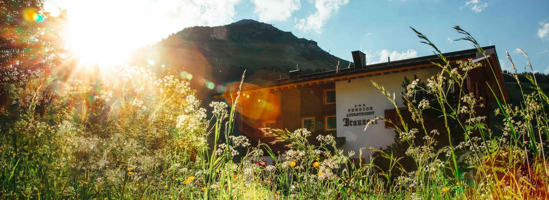 Haus Braunarl im Sommer