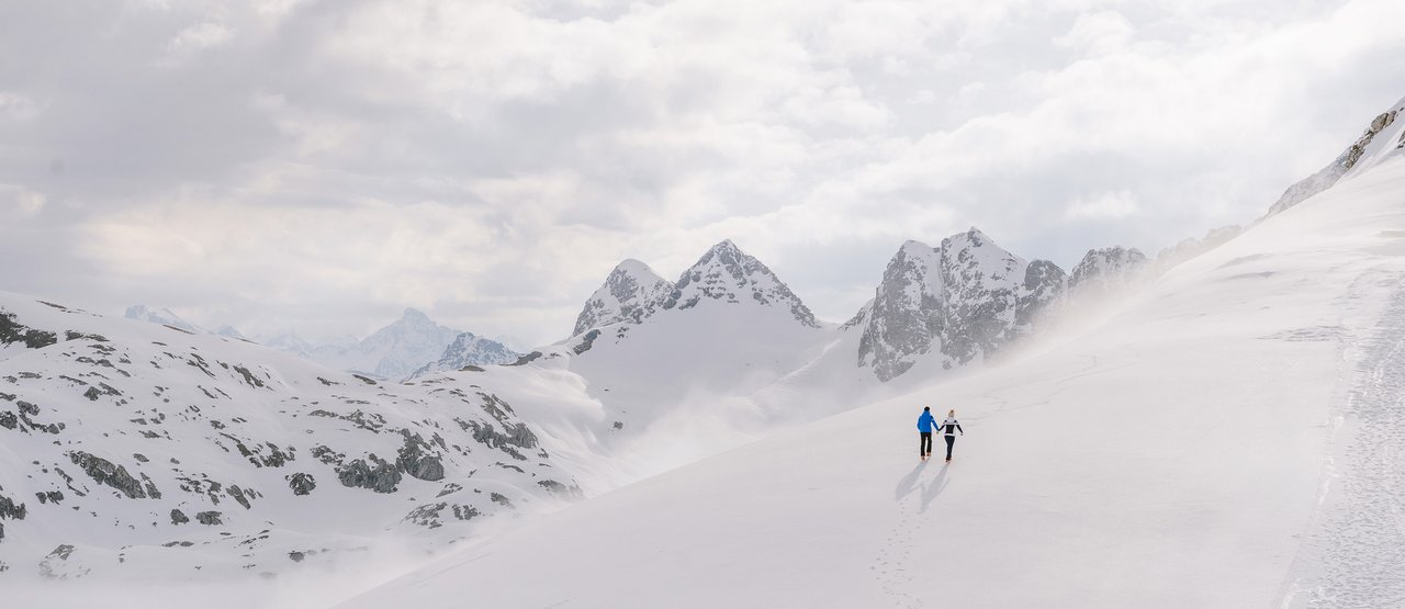 Freerider im Tiefschnee