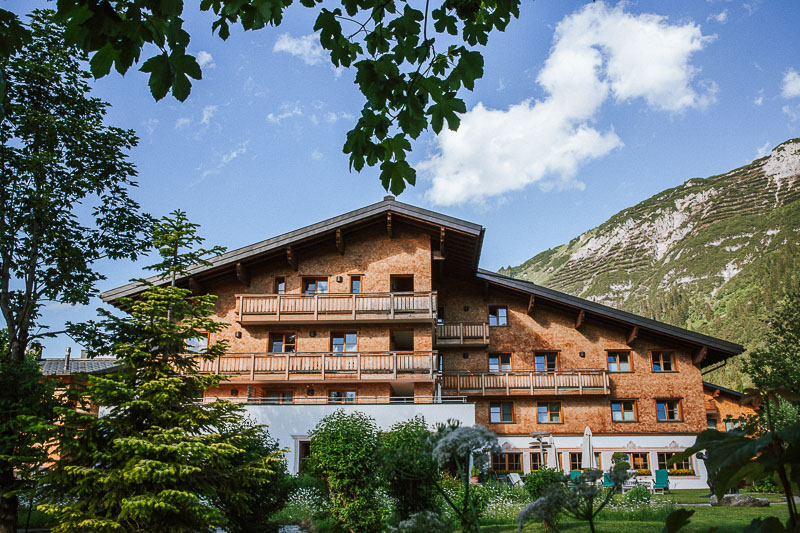 Hotel Aurora Außenaufnahme Sommer